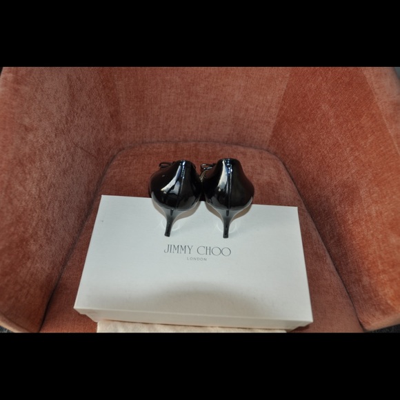 Jimmy Choo Patent Leather kitten Heel pumps - Picture 3 of 3
